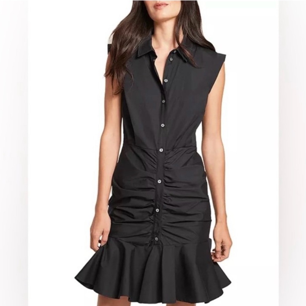 Veronica Beard Bell Button Down Shirt Dress ($450) - NWT